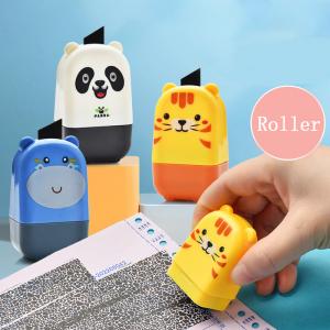 Cartoon Roller Design Privacy Protection Easy to Carry Confidential Roller Stamp