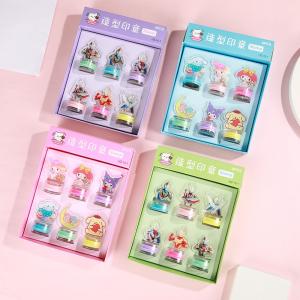 Children cartoon cute anime seal Creative styling acrylic Student stamp gift