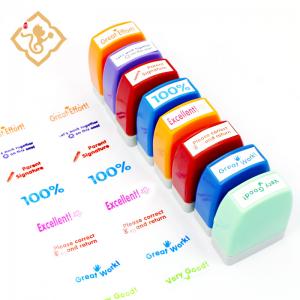 Custom teacher stamp personalized teacher encourage rewards flash stamp 