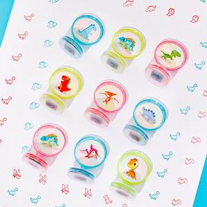 Factory Price Mini Dinosaur Stamp Children DIY Fun Toy Cartoon Animal Stamp