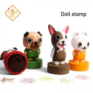 Factory Wholesale Name Chapter Cute Cartoon Styles Custom Kids Toy Stamp