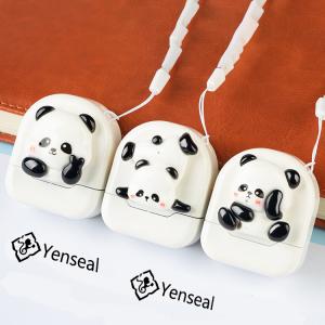 Factory hot sale cute panda shape kids clothes name stamp