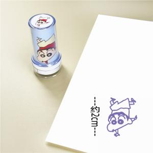 Hot Crayon Shin-chan pattern cartoon Cylindricalkids name stamp