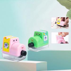 New arrival train-shaped apple motif addition and subtraction stamp for kids