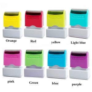 New arrivals 8 color solid color kids adult name stamps for clothes