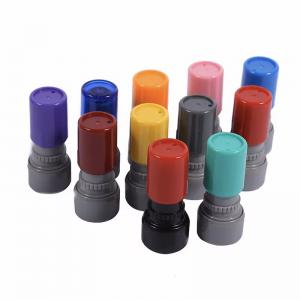 Round Photosensitive Stamps Multi Color and Sizes Custom Flash Stamp