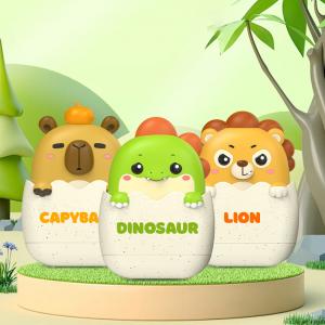 New arrivals animal doll shape safe silicone material children clothing stamps